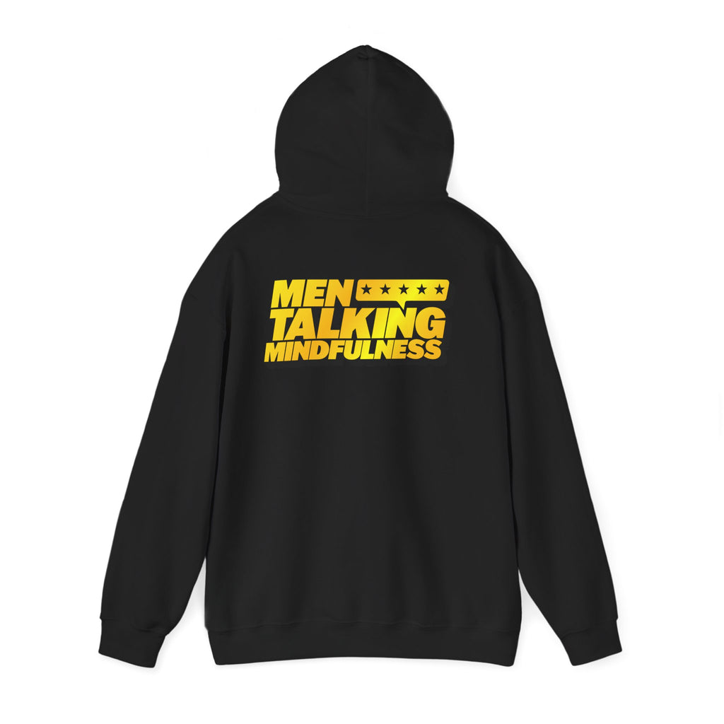 Men Talking Mindfulness Logo Hoodie