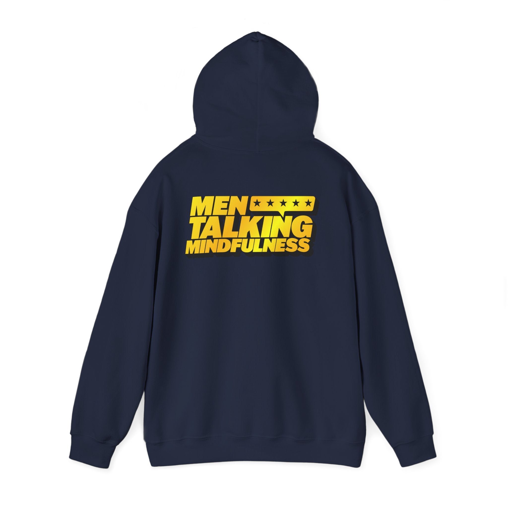 Men Talking Mindfulness Logo Hoodie