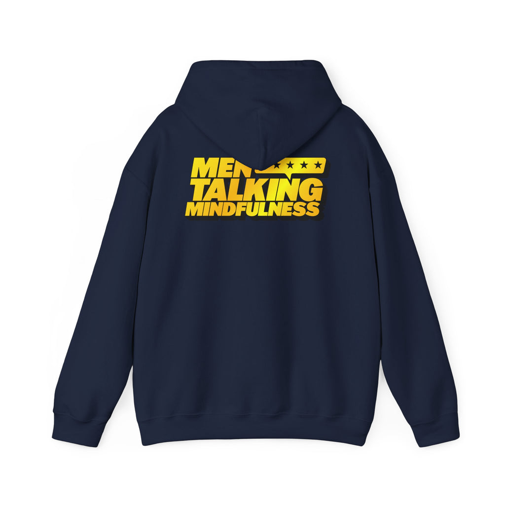 Men Talking Mindfulness Logo Hoodie