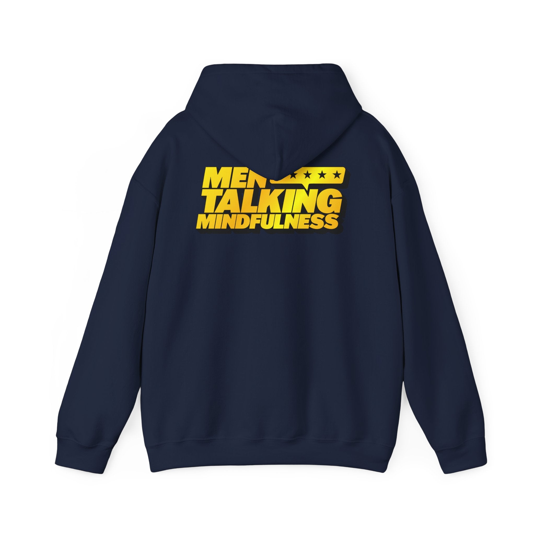 Men Talking Mindfulness Logo Hoodie