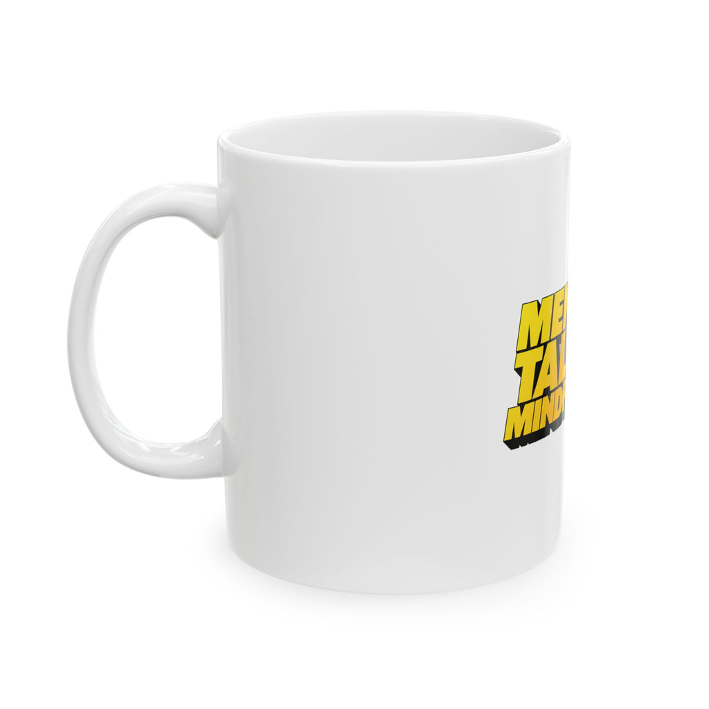Men Talking Mindfulness Logo Mug