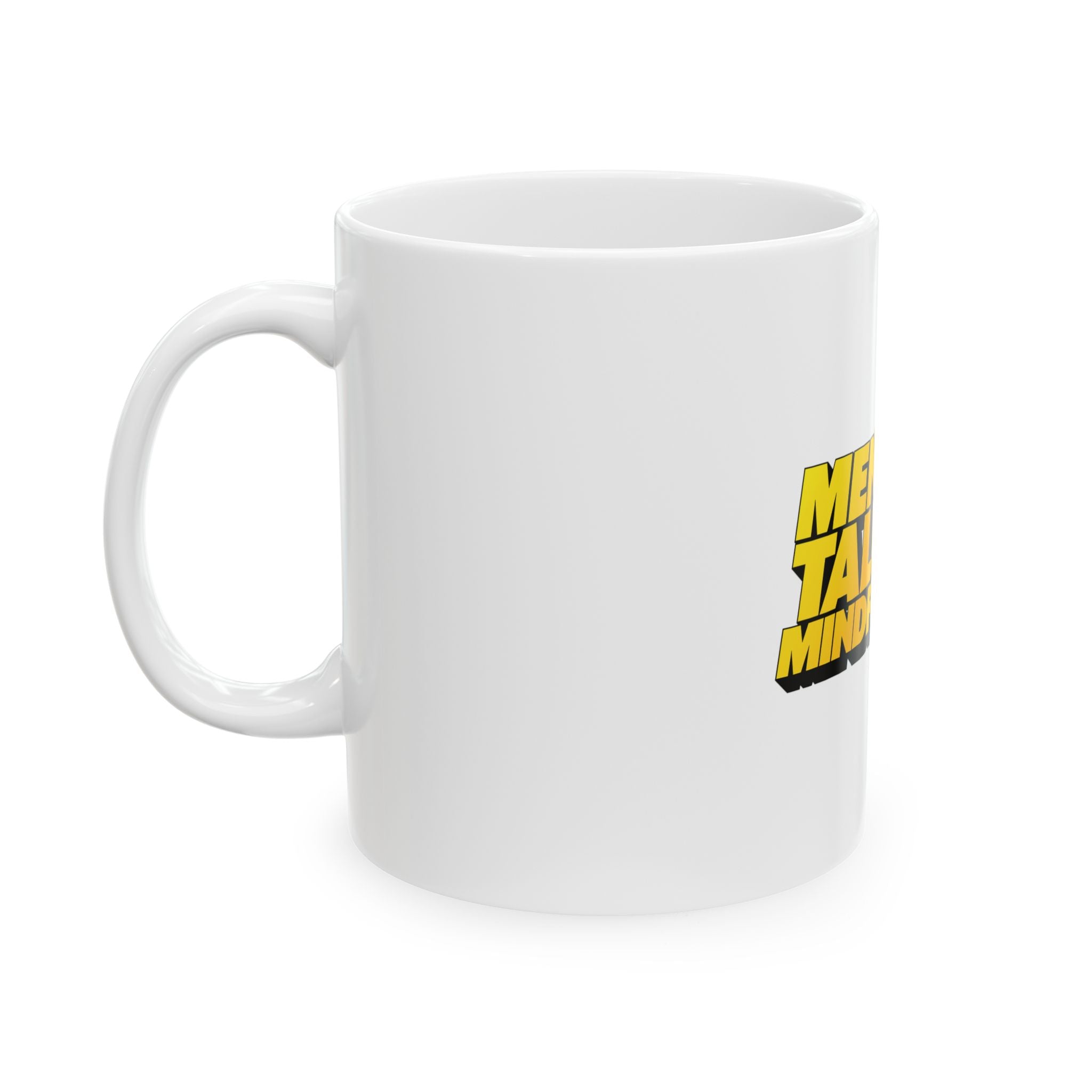 Men Talking Mindfulness Logo Mug
