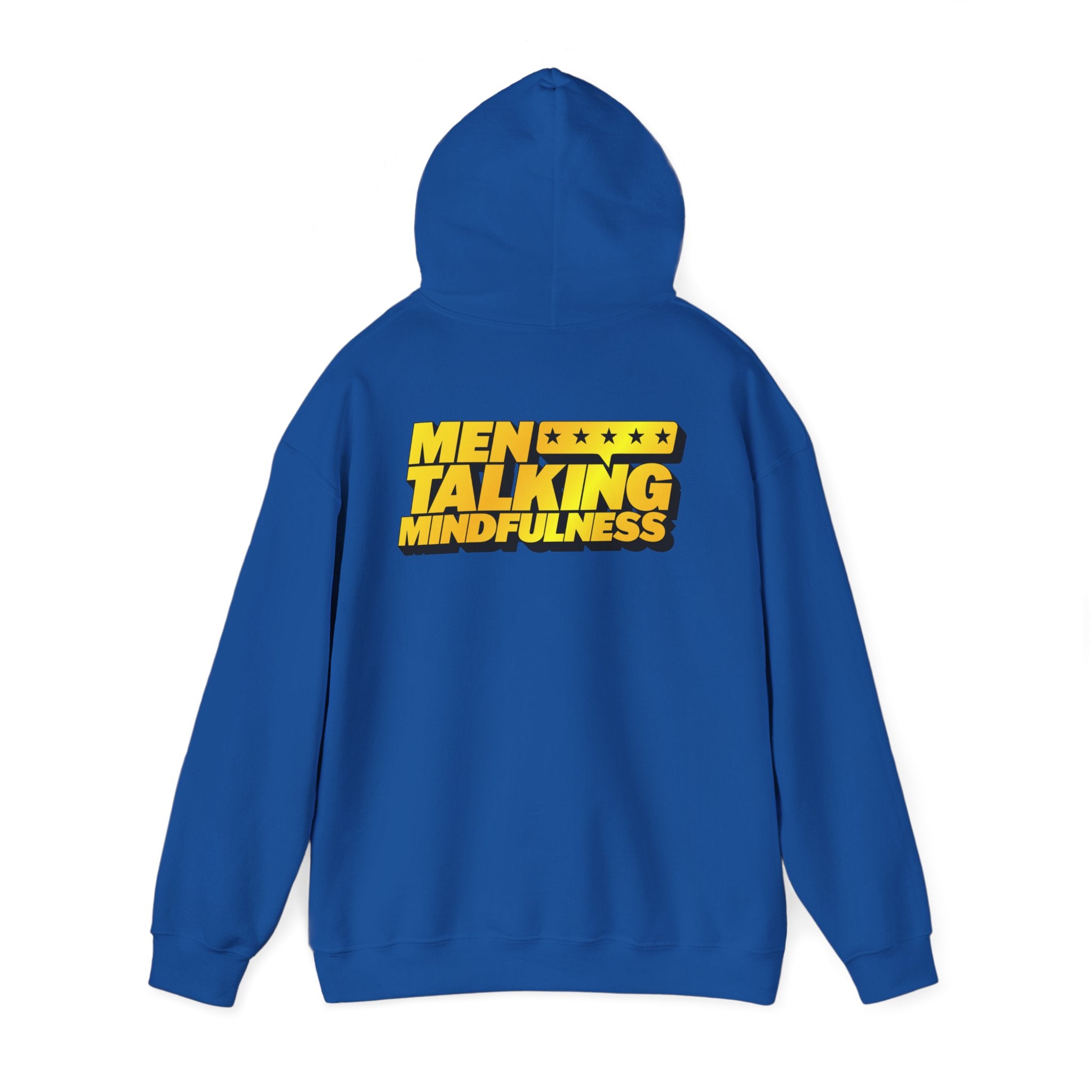 Men Talking Mindfulness Logo Hoodie