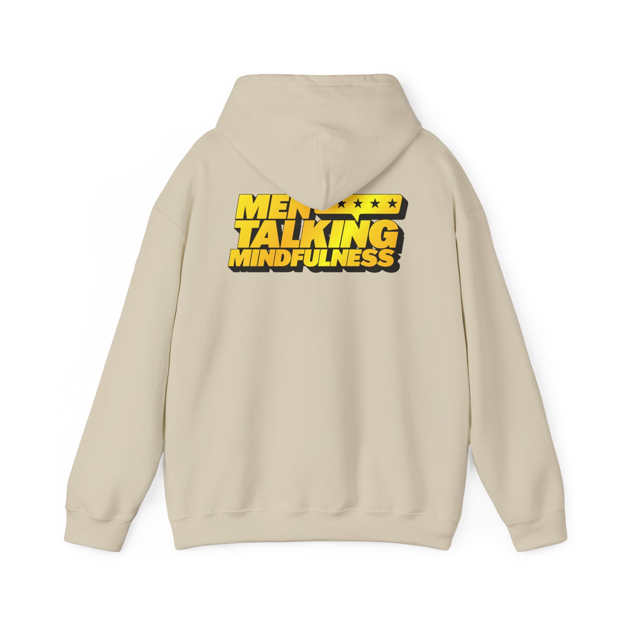 Men Talking Mindfulness Logo Hoodie