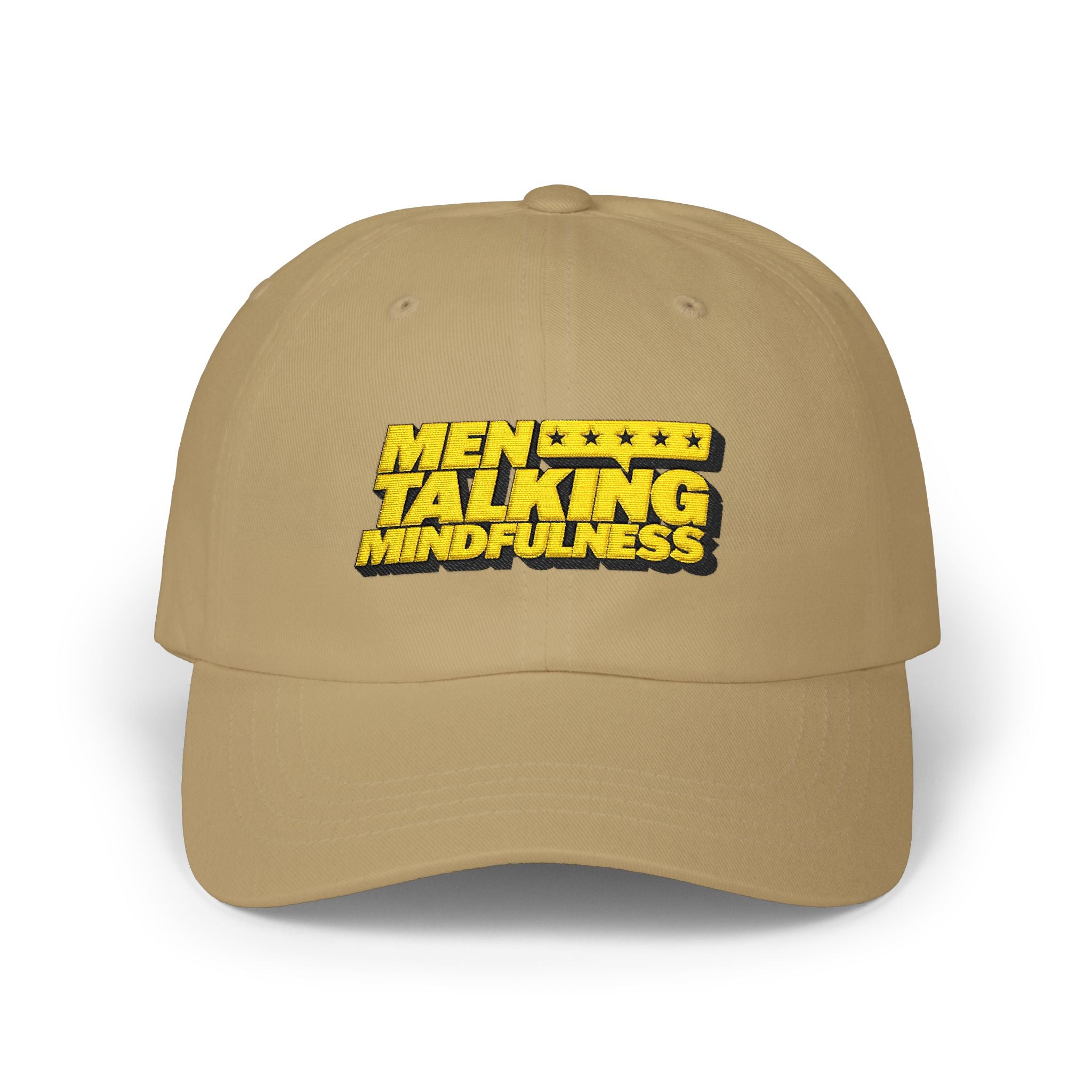 Men Talking Mindfulness Dad Cap – Full Logo