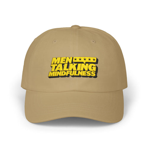 Men Talking Mindfulness Dad Cap – Full Logo
