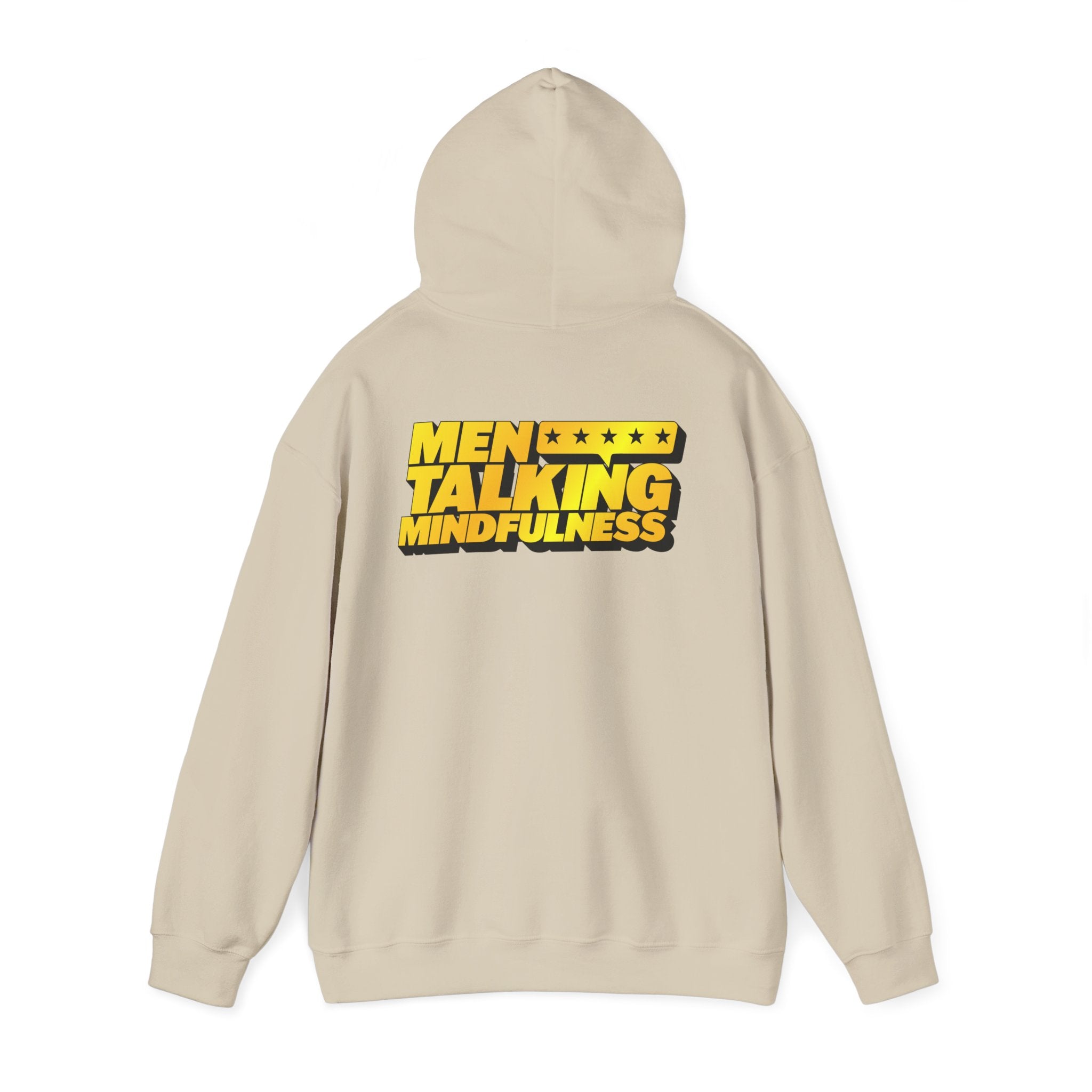 Men Talking Mindfulness Logo Hoodie
