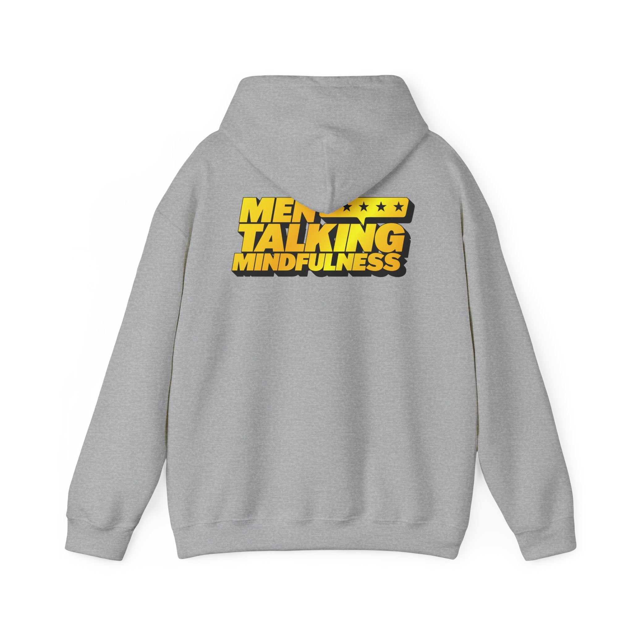 Men Talking Mindfulness Logo Hoodie
