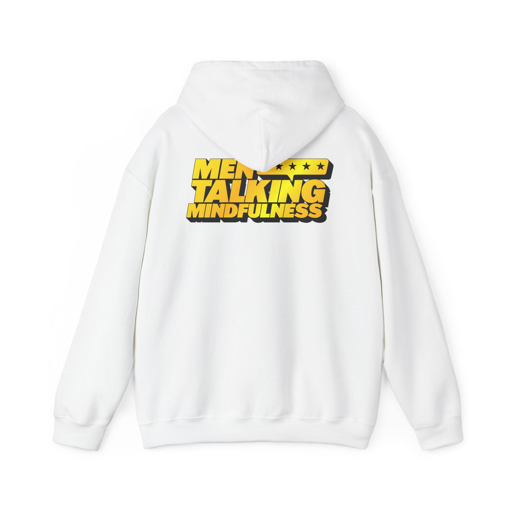 Men Talking Mindfulness Logo Hoodie