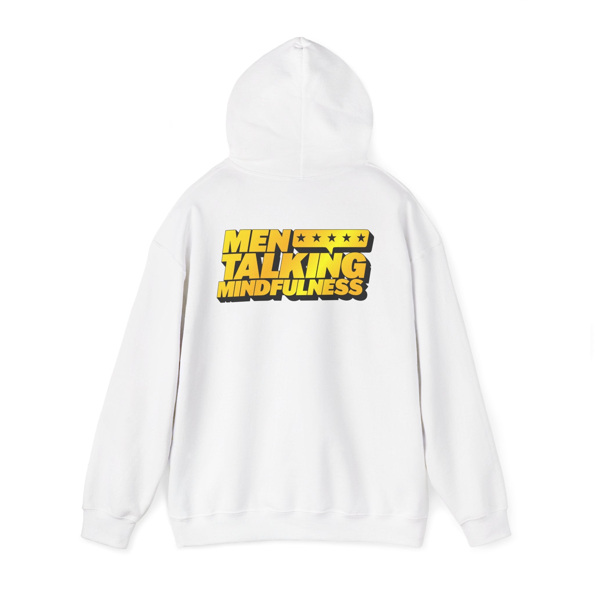 Men Talking Mindfulness Logo Hoodie