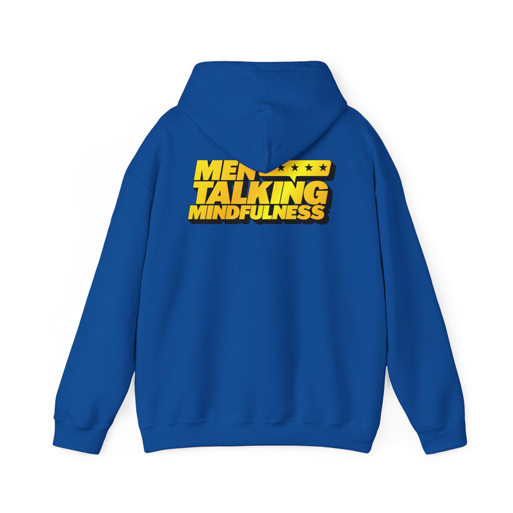 Men Talking Mindfulness Logo Hoodie