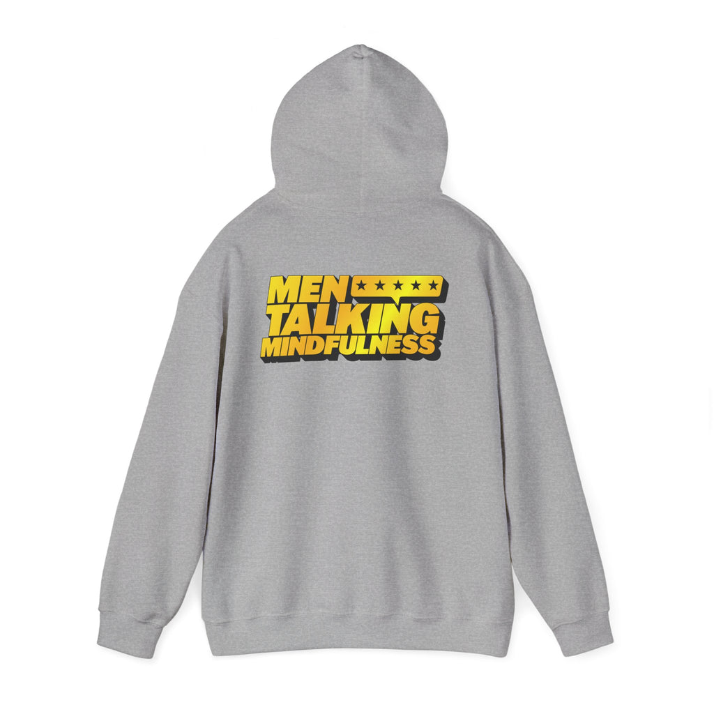 Men Talking Mindfulness Logo Hoodie