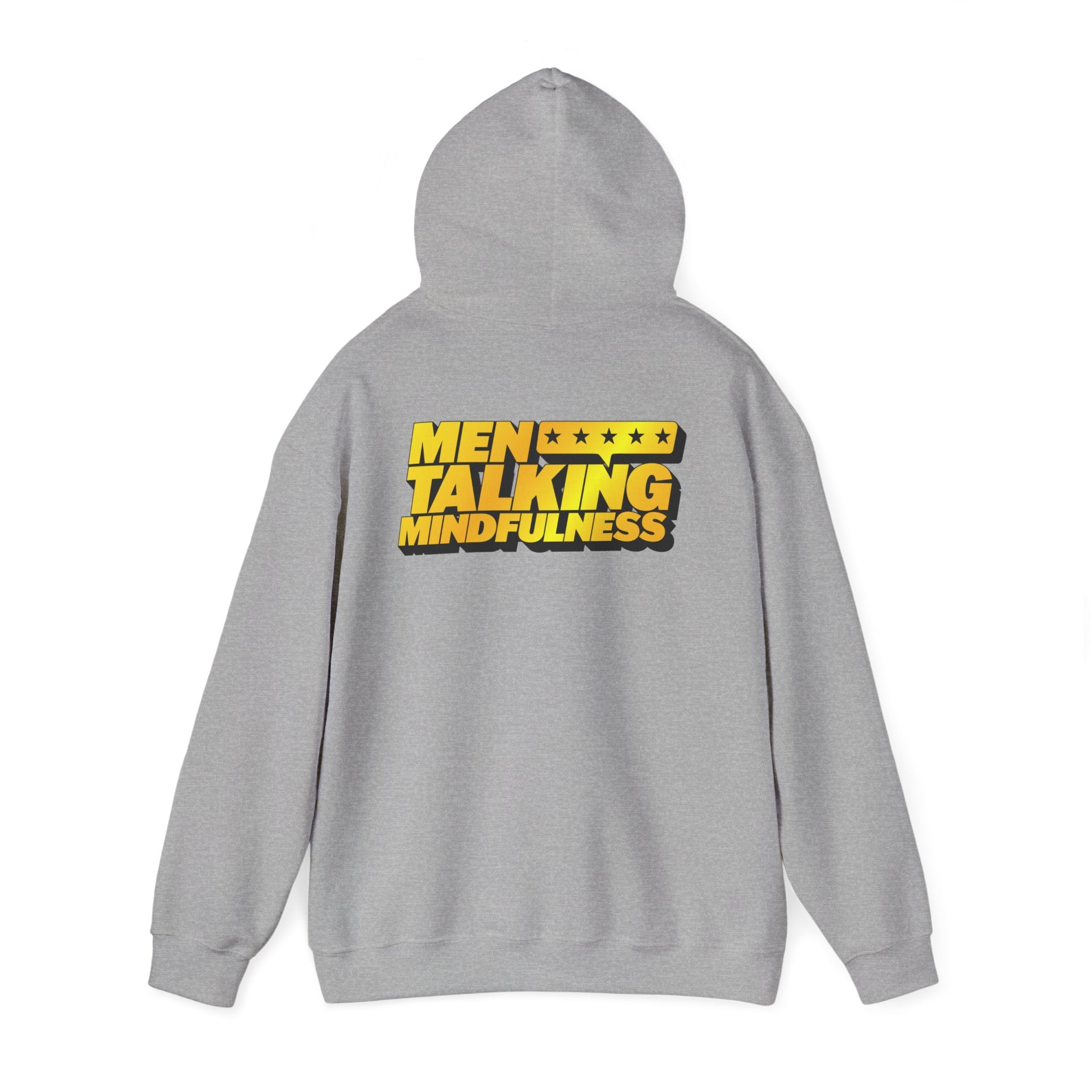 Men Talking Mindfulness Logo Hoodie