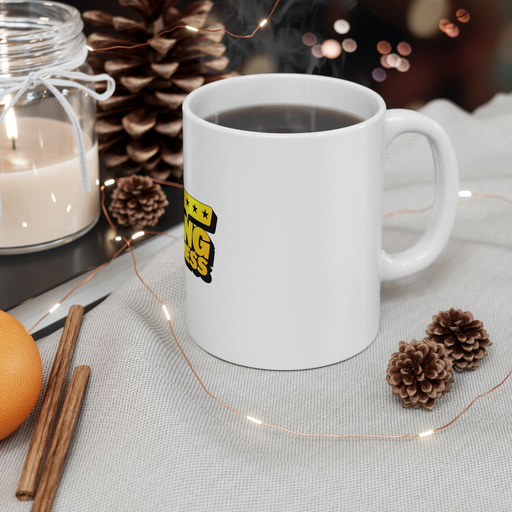 Men Talking Mindfulness Logo Mug