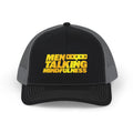 Men Talking Mindfulness Trucker Cap – Full Logo